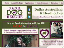 Tablet Screenshot of dashdog.org
